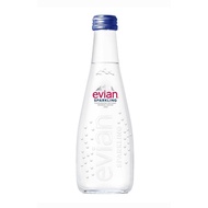 Evian Sparkling Natural Mineral Water Glass (330ml) NATIONWIDE DELIVERY
