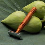 มีดโกนพระ KAME (คาเมะ) รุ่น KMS95 ด้ามอลูมิเนียม6061 มีดโกนปลงผม สำหรับแม่ชีและพระสงฆ์ ไม่บาดศีรษะ