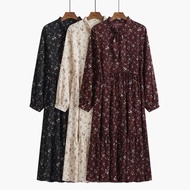 Terbaru Aii Spring Maxi Dress Motif Bunga | Maxi Dress Muslim Spring