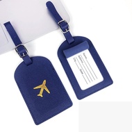 PU leather boarding pass card holder with lanyard luggage tag suitcase tag