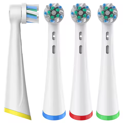 4/8/12x Professional Cross Clean Replacement Brush Heads Compatible with Oral B iO Electric Toothbru