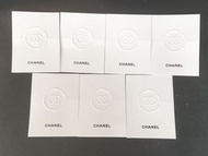 Chanel perfume tester cards 試香水卡