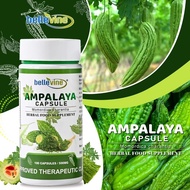 BelleVine Ampalaya Capsule - 100% Natural Bitter Gourd Herbal Supplement for Health & Wellness 100s