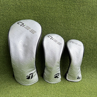 ปลอกหุ้มหัวไม้กอล์ฟหนังแท้คุณภาพสูง หนา เหมาะสำหรับไม้กอล์ฟ Taylormade Qi35 Driver Fairway Wood Hybr