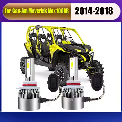 9005 HB3 LED Headlight Bulbs- as close to the original size as possible Fits For Can-Am Maverick Max