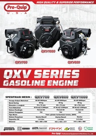 Engine Penggerak 42HP QXV800 PROQUIP / Mesin Ketiting Serba Guna Bensin 42 HP 42PK QXV 800 - Engine 