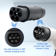 1 Pcs 32A Type 2 to GBT EV Electric Vehicle Charging Adapter 7.2A IEC 62196 to GB/T EV Plug Socket C