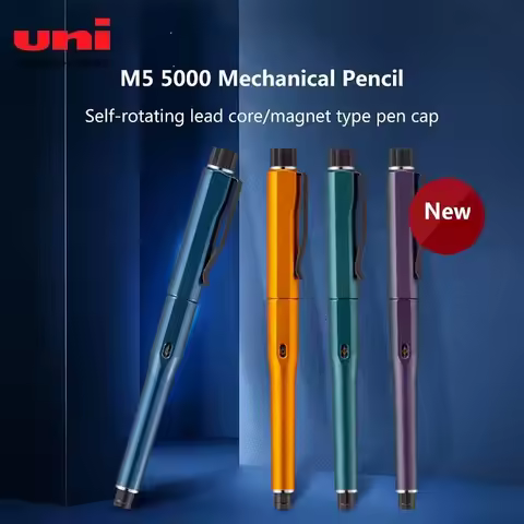 uni M5-5000 KURU TOGA DIVE Mechanical Pencil, 0.5mm Automatic Rotating Anti Break Core, For Student 