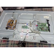 (1122) LG 49LF540T Mainboard, Powerboard, Tcon, Tcon Ribbon, LVDS, Button, Cable. Used TV Spare Part LCD/LED/Plasma