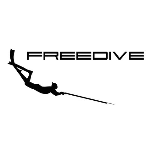 Car Sticker Spear Fishing Wetsuit Pneumatic Speargun Freediving Snorkel Auto Exterior Accessories Vi