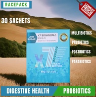 Probiotics Supplement Prebiotics Postbiotics Synbiotics Parabiotics Multibiotics by X7 30 Sachets Lo