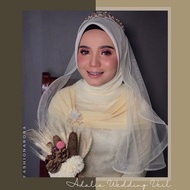 ADALIA VEIL | VEIL NIKAH | VEIL SANDING | VEIL KAHWIN | VEIL TUNANG | WEDDING VEIL | SELENDANG