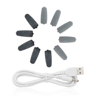 Pedi Charger Rollers Head Bundle Replacement for Finishing Touch Flawless Pedicure