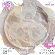 Jelly Pudding Cup Mold with Large Lid / Agar Mold with Lid / Pudding Mold with Lid Contents 12 Pcs G