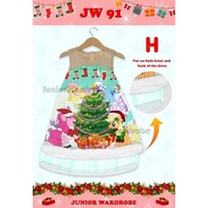 4Y 5Y 6Y 7Y 8Y 9Y - LITTLE PONY CHRISTMAS DRESS FOR GIRLS JUNIOR WARDROBE JW91 H