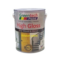 ( 5L ) GREENTECH High Gloss Wood & Metal Paint Cat Minyak Kayu dan Besi 5LITER