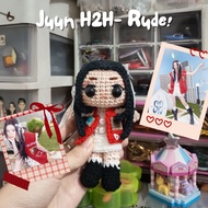 JUUN HEARTS2HEARTS JUUN H2H CROCHET DOLL/ AMIGURUMI HEARTS2HEARTS BAGCHARM