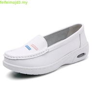 Kasut Jururawat Putih Nurse Slip Buckle Flat Shoes Nurse White Shoes