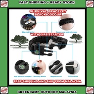 𝗦𝗨𝗥𝗩𝗜𝗩𝗔𝗟 𝗕𝗥𝗔𝗖𝗘𝗟𝗘𝗧 GELANG OUTDOOR SURVIVAL KIT KECEMASAN BANJIR HIKING CAMPING HUTAN Compass Fire Sta