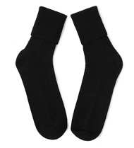 100% Authentic Cashmere Socks For Women Foldable socks Comfortable warmth for the winter