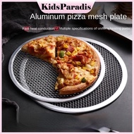 10/12/13 Inch Stainless Steel Pizza Pan Round Pizza Mesh Plate BBQ Pizza Pan