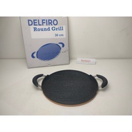 Delfiro Round Grill 30cm Multipurpose Round BBQ Grill Non-Stick