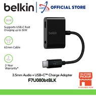Belkin ROCKSTAR 3.5MM AUDIO + USB-C CHARGE ADAPTER ( F7U080BTBLK )