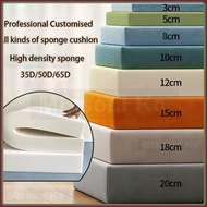 foam sofa cushion Customizable 50D/35D/65D High Density Sponge Mat Sofa Sponge Cushion Thickening fo