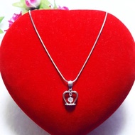 925 silver necklace 925 silver pendant necklace Kasandra necklace length 43cm