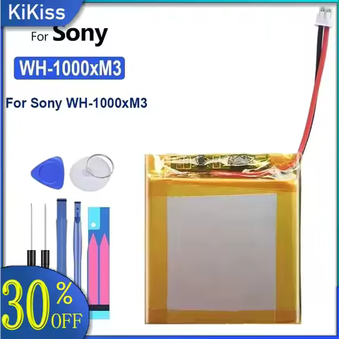 1200Mah Battery WH1000XM3 For Sony WH-1000Xm3, WH-1000MX4, WH-XB900N, WH-CH710N Batteria + Free Tool