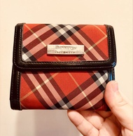 Burberry blue label 紅色銀包