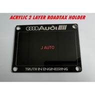 ROAD TAX STICKER HOLDER - AUDI