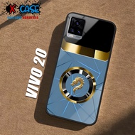 HP Casing VIVO V20 Softcase VIVO V2025 V2024 Glossy Case Shiny Glass Casing Protective Mobile Phone 