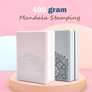 1 Piece Yoga Block High Density Mandala Stamping Print EVA Yoga Block 400 Gram Exercise Pilate Block