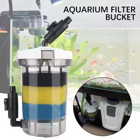 With Filter Cotton Aquarium Pre-filter Without Pump Mini Size Mini Fish Tank Filter Easy Installatio