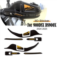 For VOGE DS900X 900DSX 900 DSX Adventure Tank Pad Protective Stickers Hand Guards Sticker Kit 2024 2