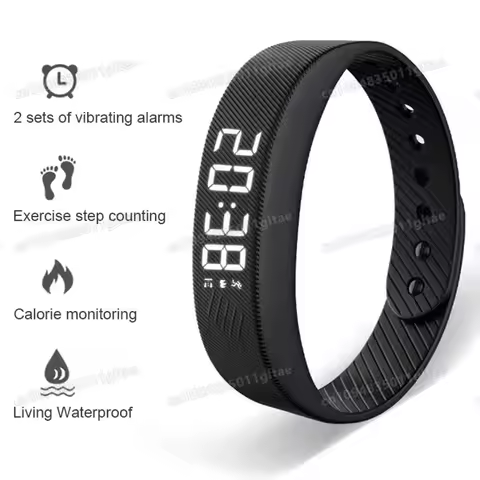 Smart Bracelet LED Digital Smart Watch Waterproof Smart Band running pedometer Monitor Smart Band Vi