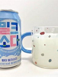 Korean imported snacks Coca-Cola Fanta milk flavored carbonated soda pop casual ready-to-drink beverage bottles