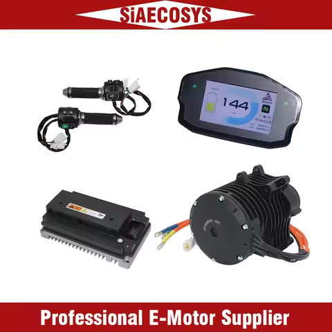 QS138 QSMOTOR 3000W V3 70H 5500W Max Continuous 72V 100KPH Mid Drive Motor Conversion Kit With EM150
