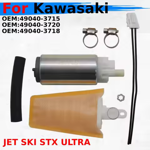 Motorcycle Fuel Pump 49040-3715 For Kawasaki JET SKI STX JT1500-A / STX-12 JT1200-B JT1200 B1 B2 / S
