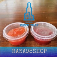 HCM (500 SAUCE JARS) 60ML 2oz _ with removable lid _ USED TO STORAGE ON-GO DIP SAUCE, SAUCE JARS, SP