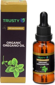 Trusty Organic Oregano Oil 30ml Super Concentrated USDA Organic Oil of Oregano Drops for Immune Supp