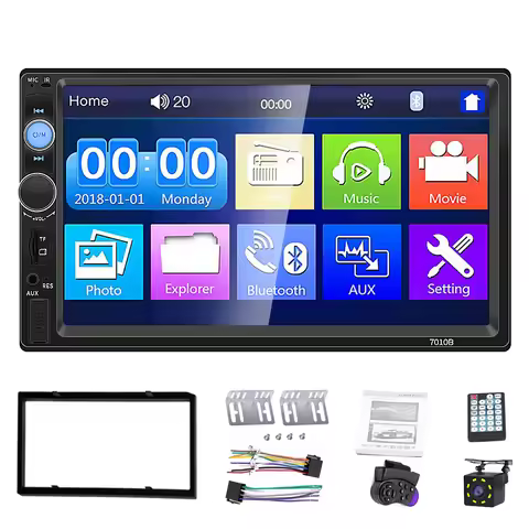 2Din Car Radio MP5 7010B 7inch HD Screen Stereo Autoradio Auto Electronics Car o Optional Carplay BT