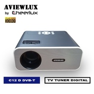 Cheerlux C12D DVB T1 Proyektor Aviewlux Tv Tuner Digital