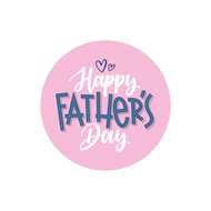 Father day sticker mirrorkote sticker 父親节贴纸