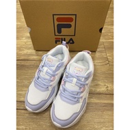 FILA-5-J929Y-159 Laced-Up Sports Jogging Leisure Walking Work Wear White Shoes Height Increasing Dad