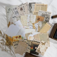 60pcs journal kit Scrapbook Journaling Journal Kit Journal Kit Vintage Diary paper Decoration deco d