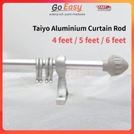 Felton Aluminium Curtain Rod l Taiyo Curtain Rod l Batang tirai Aluminium l 4 kaki ,5 kaki ,6kaki l 