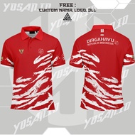 80th Indonesian Independence Day T-shirt Men's TopWanita/ 17 August 2025 Custom 3D fullprinting Art 