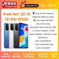New Smartphone Original Xiaomi Redmi Note 11s [ 8+3Gb Ram+128Gb Rom | 33W Fast Charge 5000 mAh | Mediatek Helio G96 ]